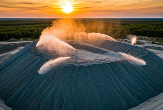 STOCKPILE DUST CONTROL SYSTEM