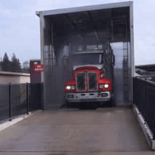 Wheel Wash System for Warehouse