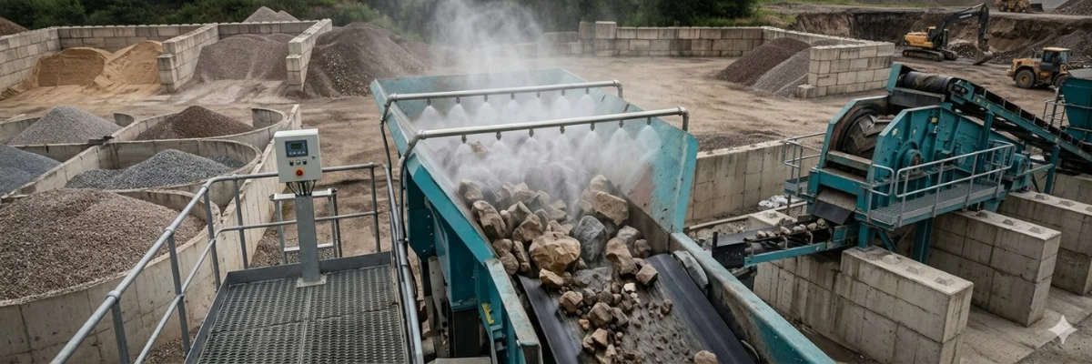 Dust Control for Crusher Machine | Cleaner Area & Better Visibility