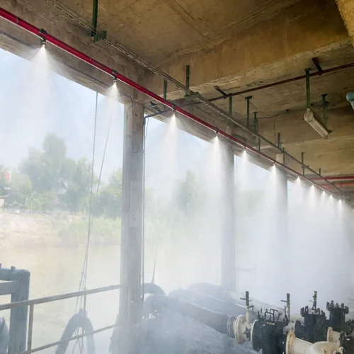 Where Fog Curtain Dust Suppression Is Used